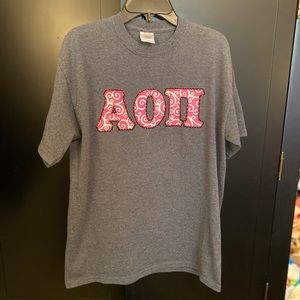 Greek Letter shirt Alpha Omicron Pi